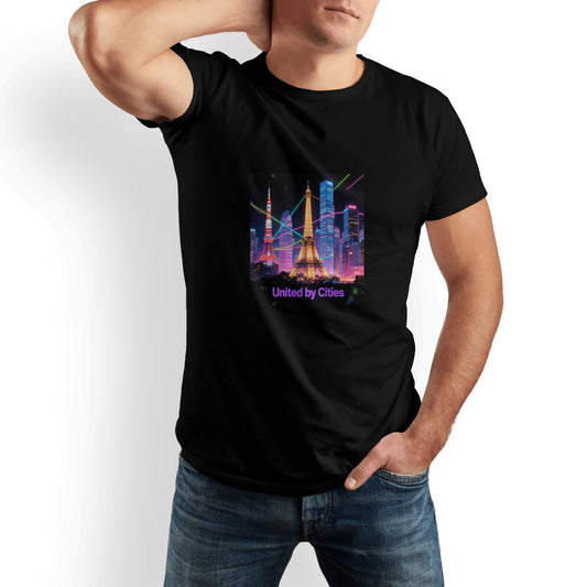 City Skyline Graphic T-Shirt – Men’s Classic Cotton Tee