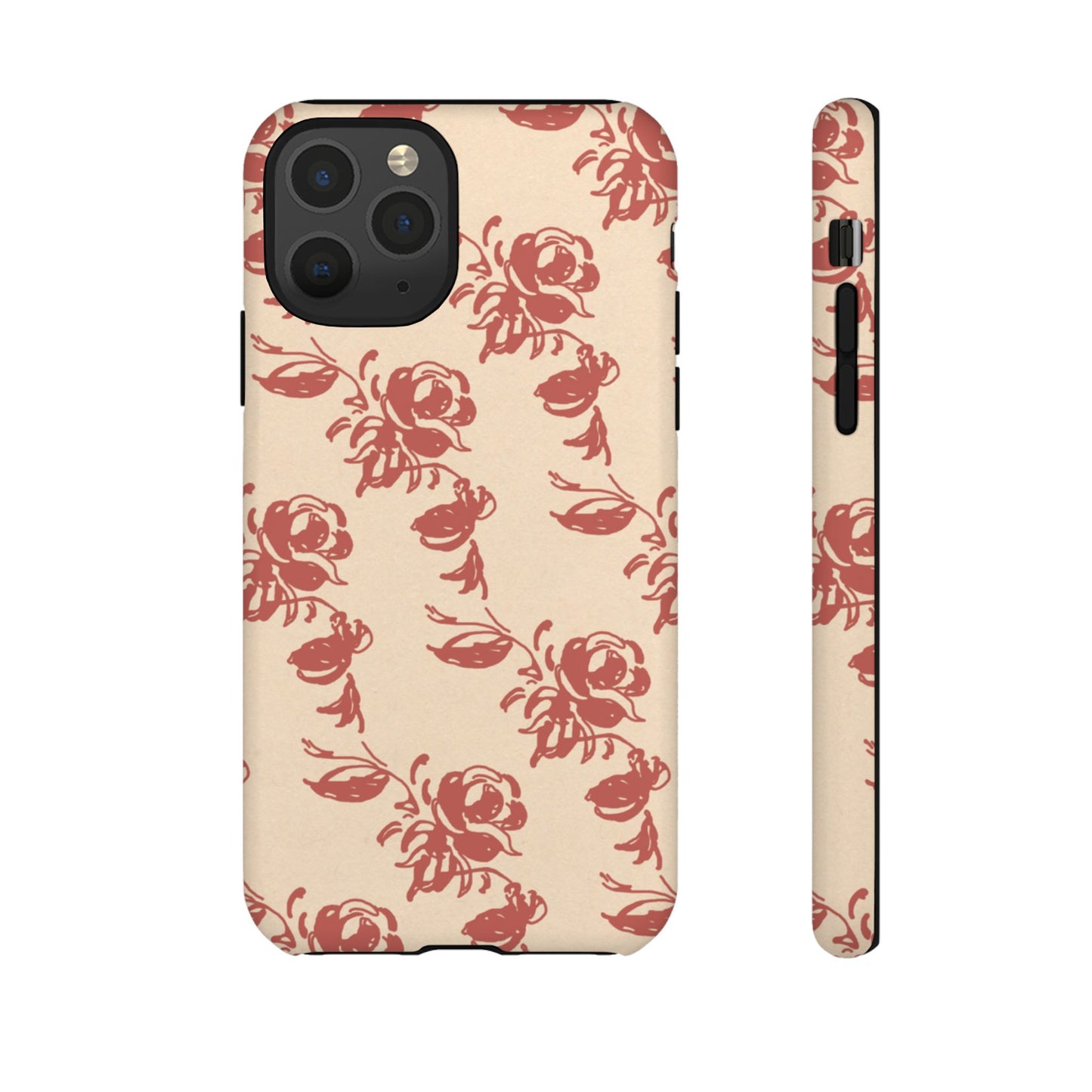 Floral Phone Case – Rose Pattern Tough Mobile Cover & Stylish Tech Accessory