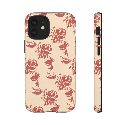 Floral Phone Case – Rose Pattern Tough Mobile Cover & Stylish Tech Accessory