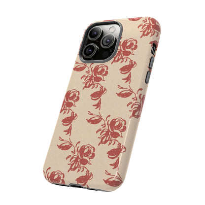 Floral Phone Case – Rose Pattern Tough Mobile Cover & Stylish Tech Accessory
