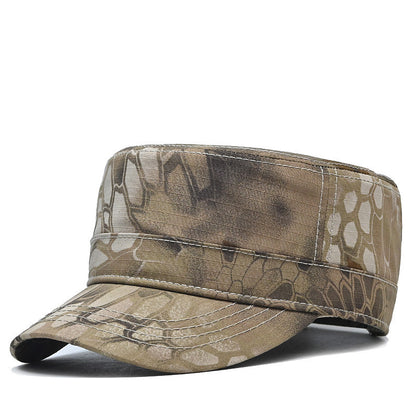 Flat top Python Print Hat