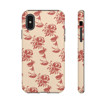 Floral Phone Case – Rose Pattern Tough Mobile Cover & Stylish Tech Accessory