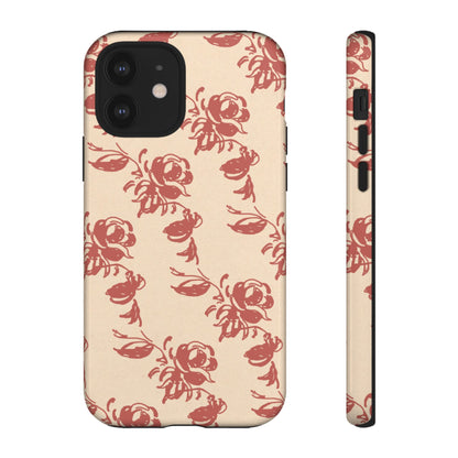 Floral Phone Case – Rose Pattern Tough Mobile Cover & Stylish Tech Accessory