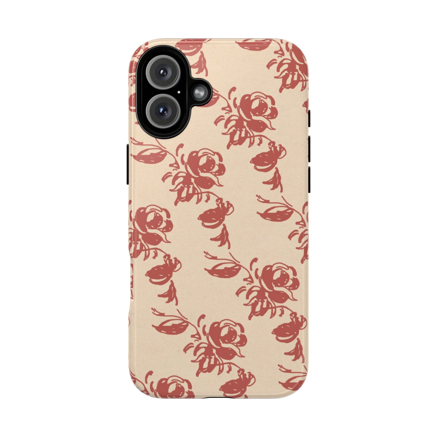 Floral Phone Case – Rose Pattern Tough Mobile Cover & Stylish Tech Accessory