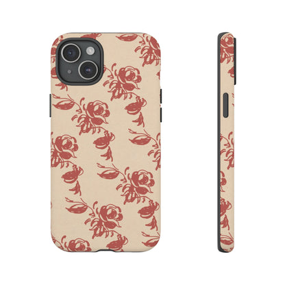 Floral Phone Case – Rose Pattern Tough Mobile Cover & Stylish Tech Accessory