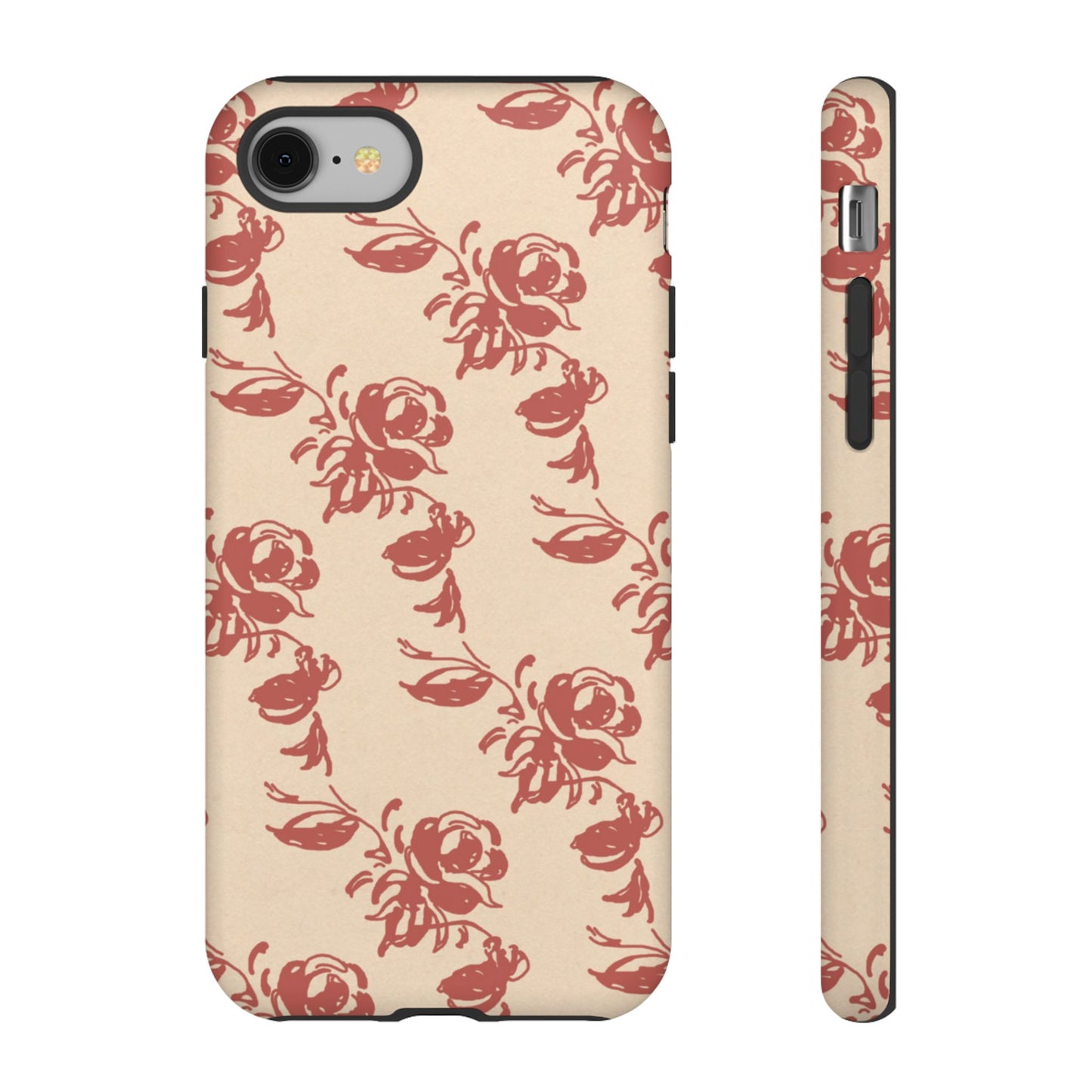Floral Phone Case – Rose Pattern Tough Mobile Cover & Stylish Tech Accessory