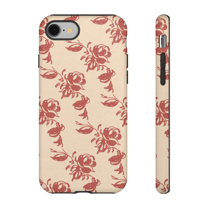 Floral Phone Case – Rose Pattern Tough Mobile Cover & Stylish Tech Accessory