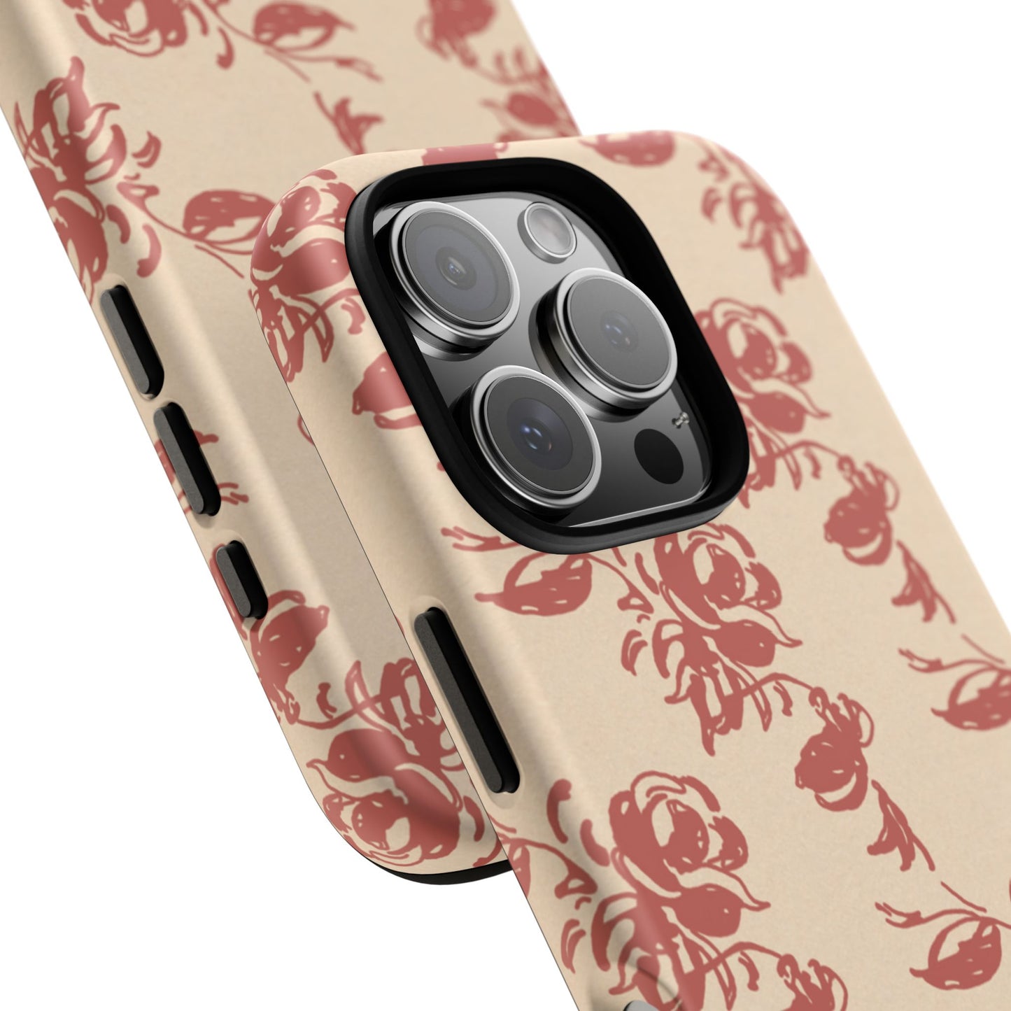 Floral Phone Case – Rose Pattern Tough Mobile Cover & Stylish Tech Accessory