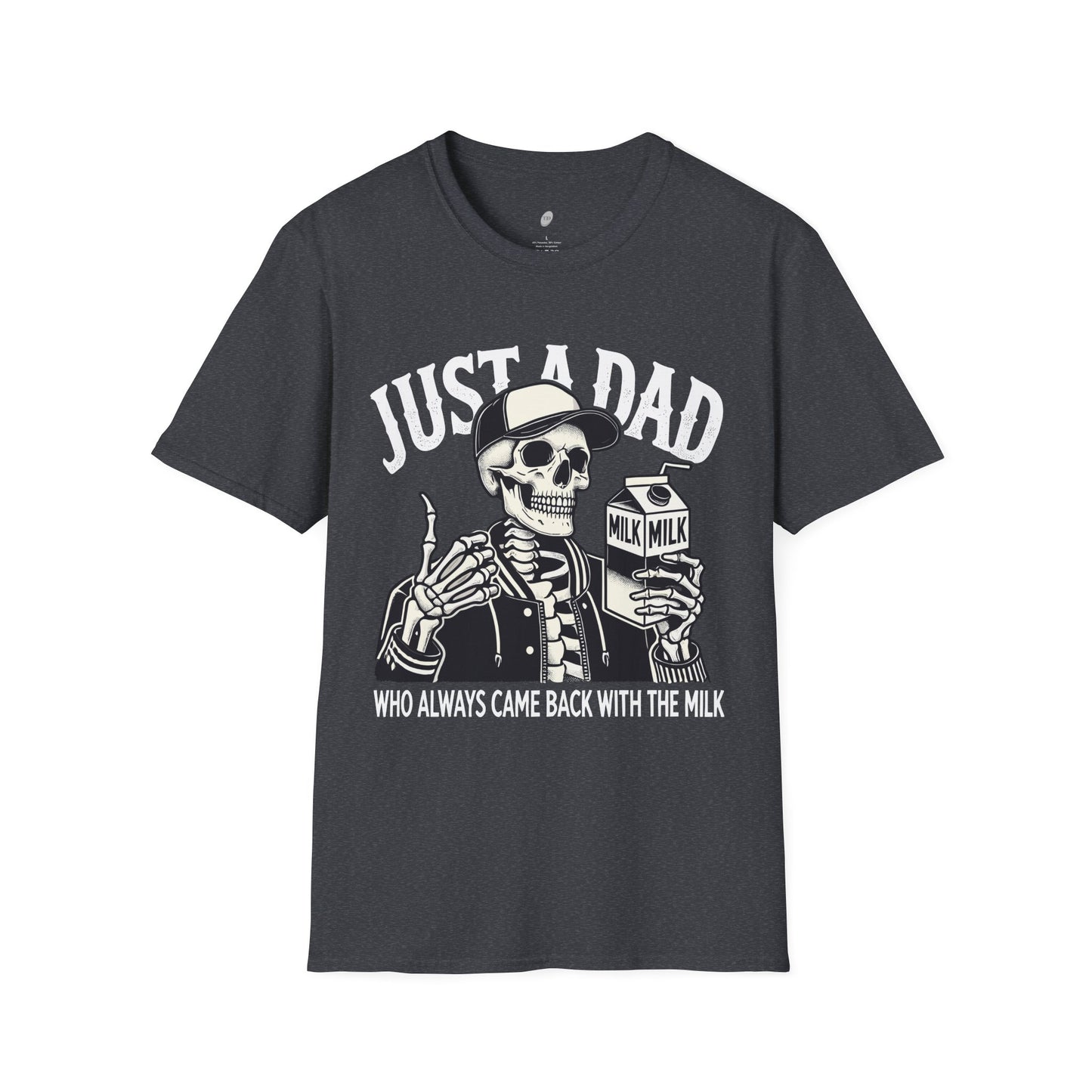 Just a Dad Skeleton T-Shirt – Funny Halloween Tee & Unique Dad Joke Apparel