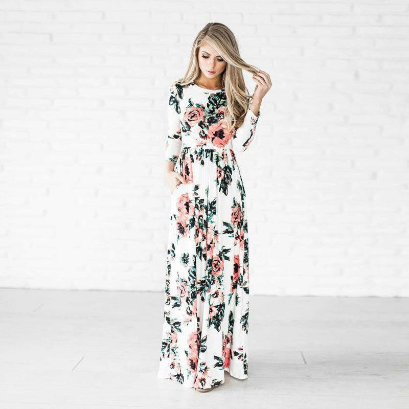 Floral Fashion Dresses for Women – Printed Party Gowns