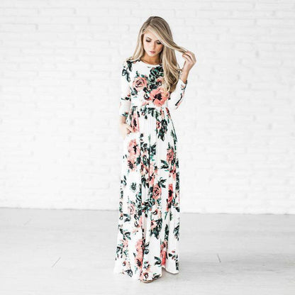 Floral Fashion Dresses for Women – Printed Party Gowns