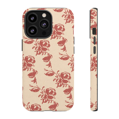 Floral Phone Case – Rose Pattern Tough Mobile Cover & Stylish Tech Accessory