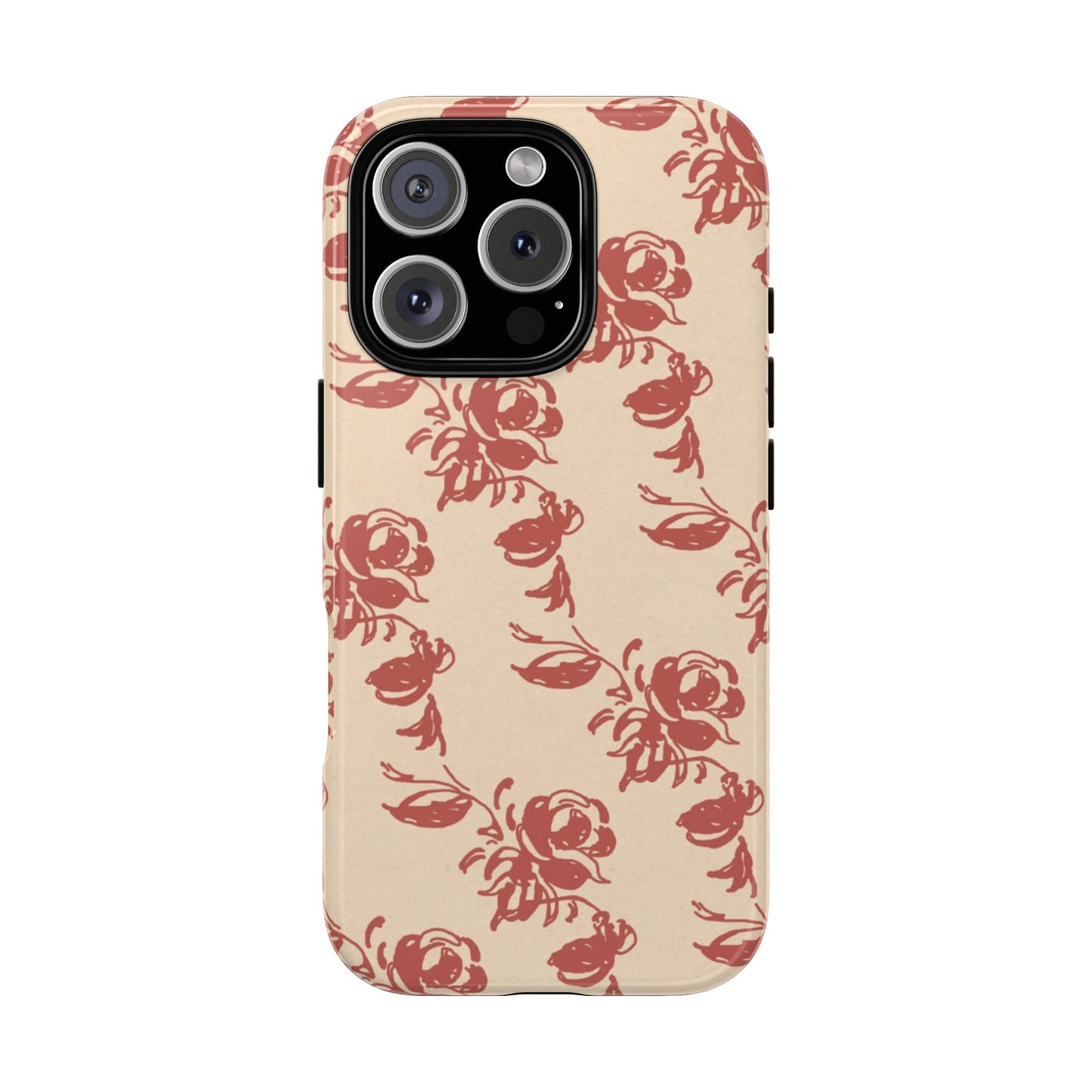 Floral Phone Case – Rose Pattern Tough Mobile Cover & Stylish Tech Accessory
