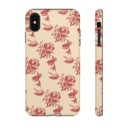 Floral Phone Case – Rose Pattern Tough Mobile Cover & Stylish Tech Accessory