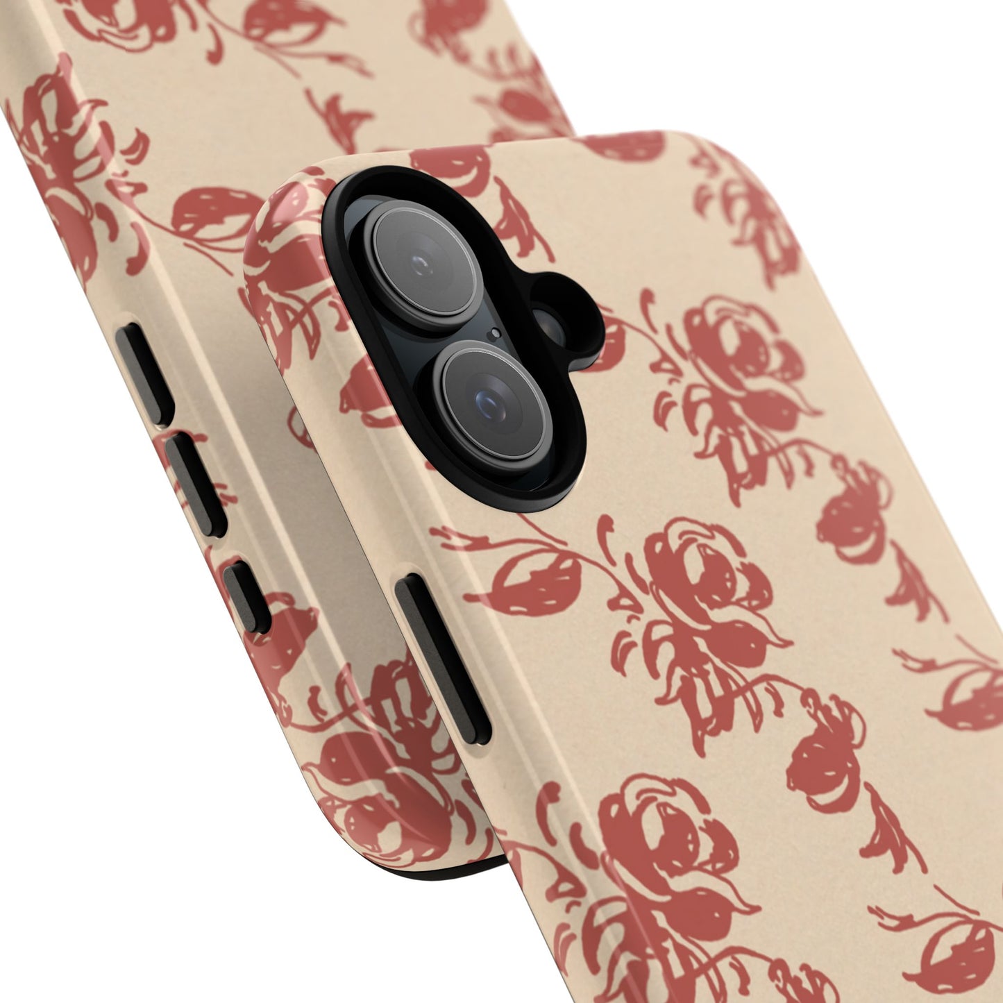 Floral Phone Case – Rose Pattern Tough Mobile Cover & Stylish Tech Accessory