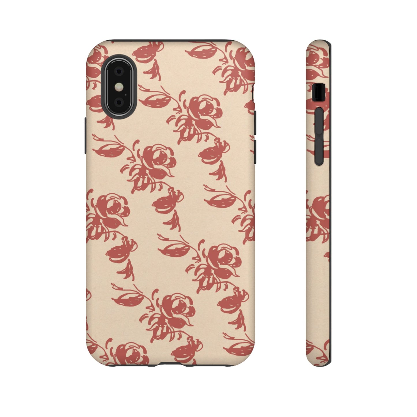 Floral Phone Case – Rose Pattern Tough Mobile Cover & Stylish Tech Accessory