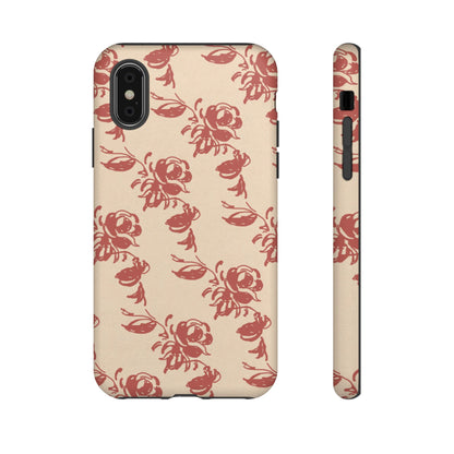 Floral Phone Case – Rose Pattern Tough Mobile Cover & Stylish Tech Accessory