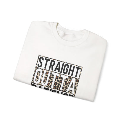 Straight Outta Patience Mom Life Crewneck Sweatshirt, Cozy Sweatshirt for Moms, Perfect Gift for Mother's Day, Casual Wear for Moms, Trendy