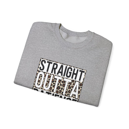 Straight Outta Patience Mom Life Crewneck Sweatshirt, Cozy Sweatshirt for Moms, Perfect Gift for Mother's Day, Casual Wear for Moms, Trendy