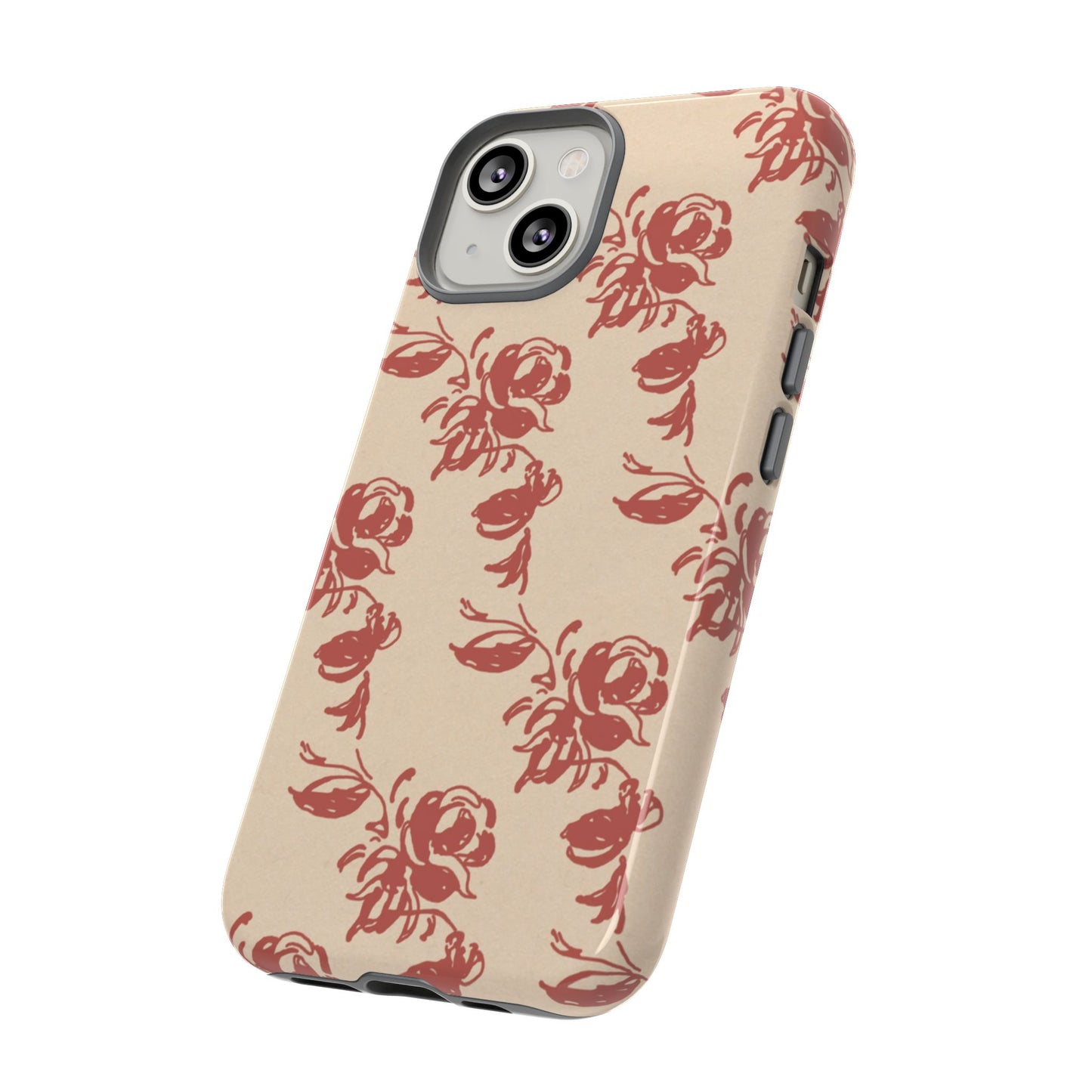 Floral Phone Case – Rose Pattern Tough Mobile Cover & Stylish Tech Accessory