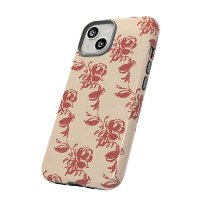 Floral Phone Case – Rose Pattern Tough Mobile Cover & Stylish Tech Accessory