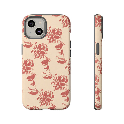 Floral Phone Case – Rose Pattern Tough Mobile Cover & Stylish Tech Accessory