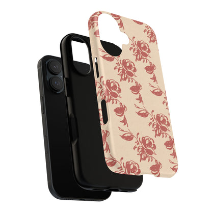Floral Phone Case – Rose Pattern Tough Mobile Cover & Stylish Tech Accessory