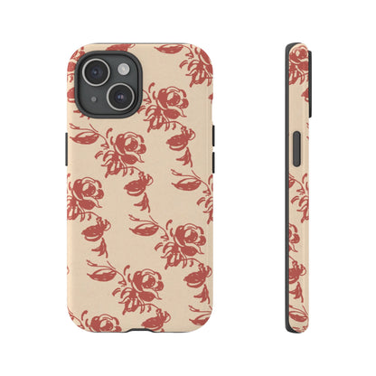 Floral Phone Case – Rose Pattern Tough Mobile Cover & Stylish Tech Accessory