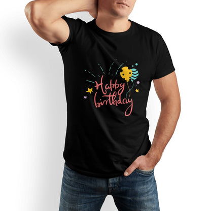 Men’s Classic Fit Birthday Shirt – Casual Round Neck Gift Tee