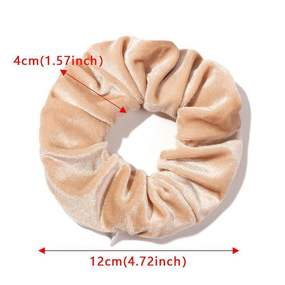 Velvet Elastic Hair Scrunchies