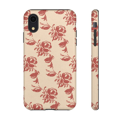 Floral Phone Case – Rose Pattern Tough Mobile Cover & Stylish Tech Accessory