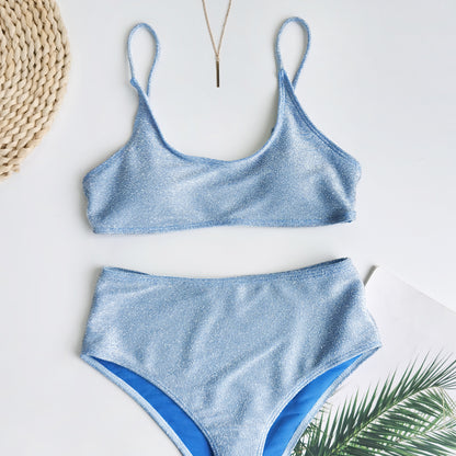 Split Bikini Swimsuit – Sexy Cut-Out Two-Piece for Women