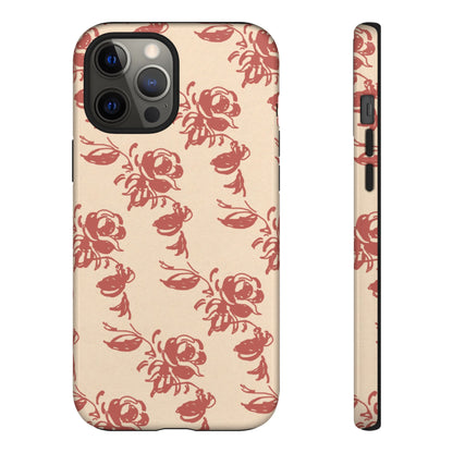 Floral Phone Case – Rose Pattern Tough Mobile Cover & Stylish Tech Accessory