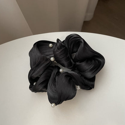 Simple Ruffled Silk Scrunchies