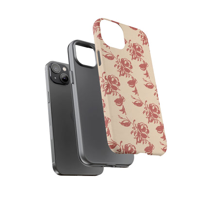 Floral Phone Case – Rose Pattern Tough Mobile Cover & Stylish Tech Accessory