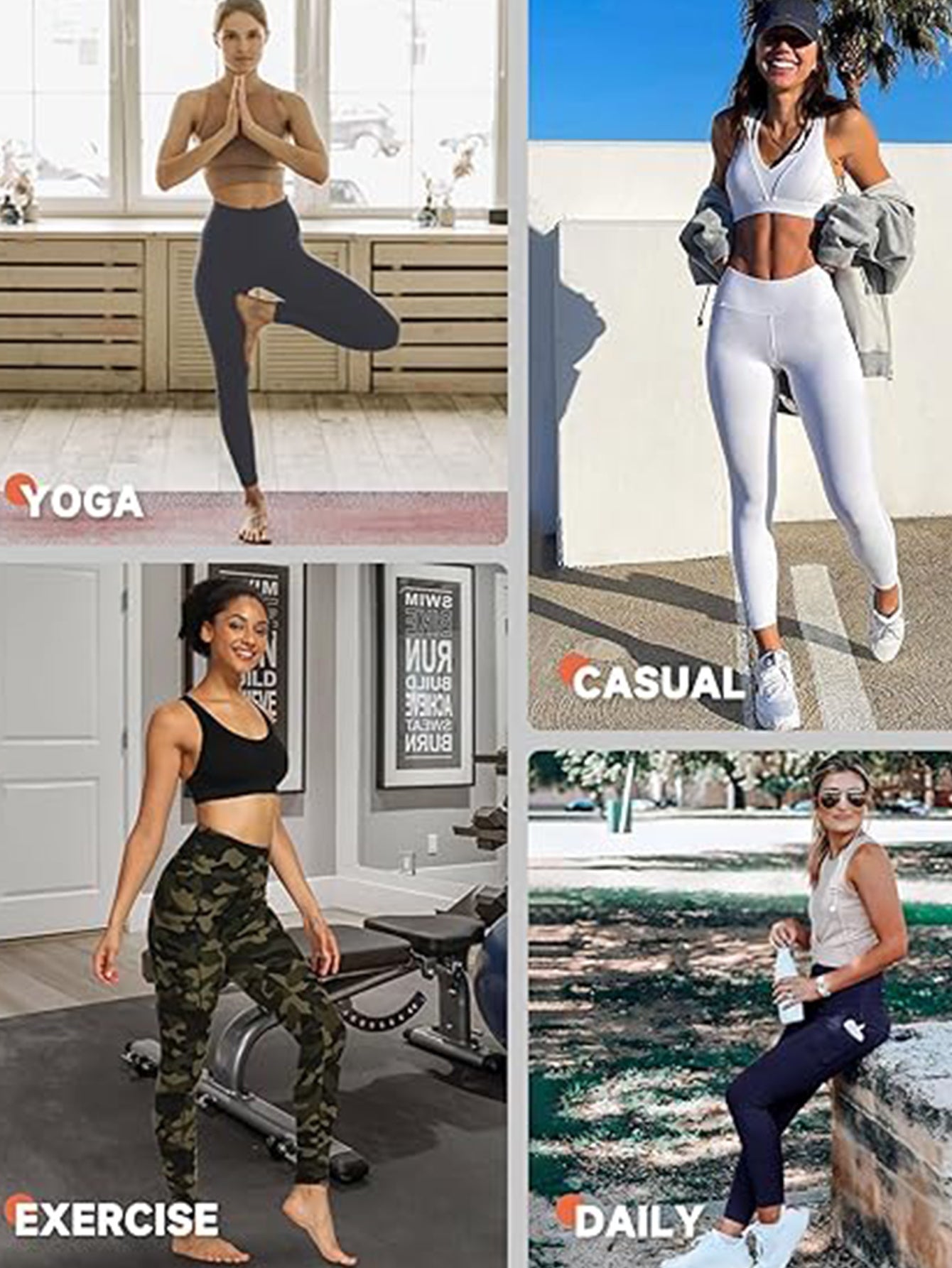 Women’s Camo Print Leggings – Cropped & High-Waisted