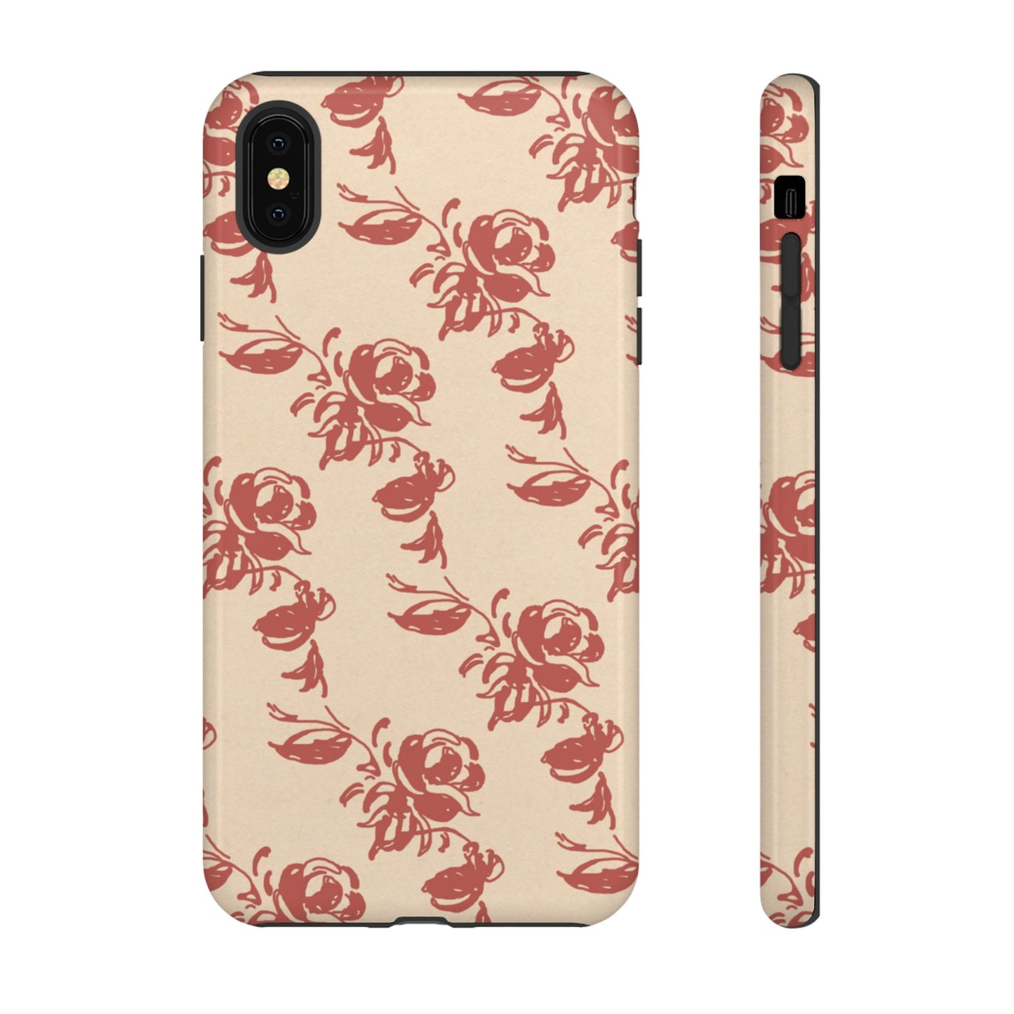 Floral Phone Case – Rose Pattern Tough Mobile Cover & Stylish Tech Accessory