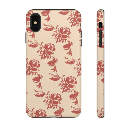 Floral Phone Case – Rose Pattern Tough Mobile Cover & Stylish Tech Accessory