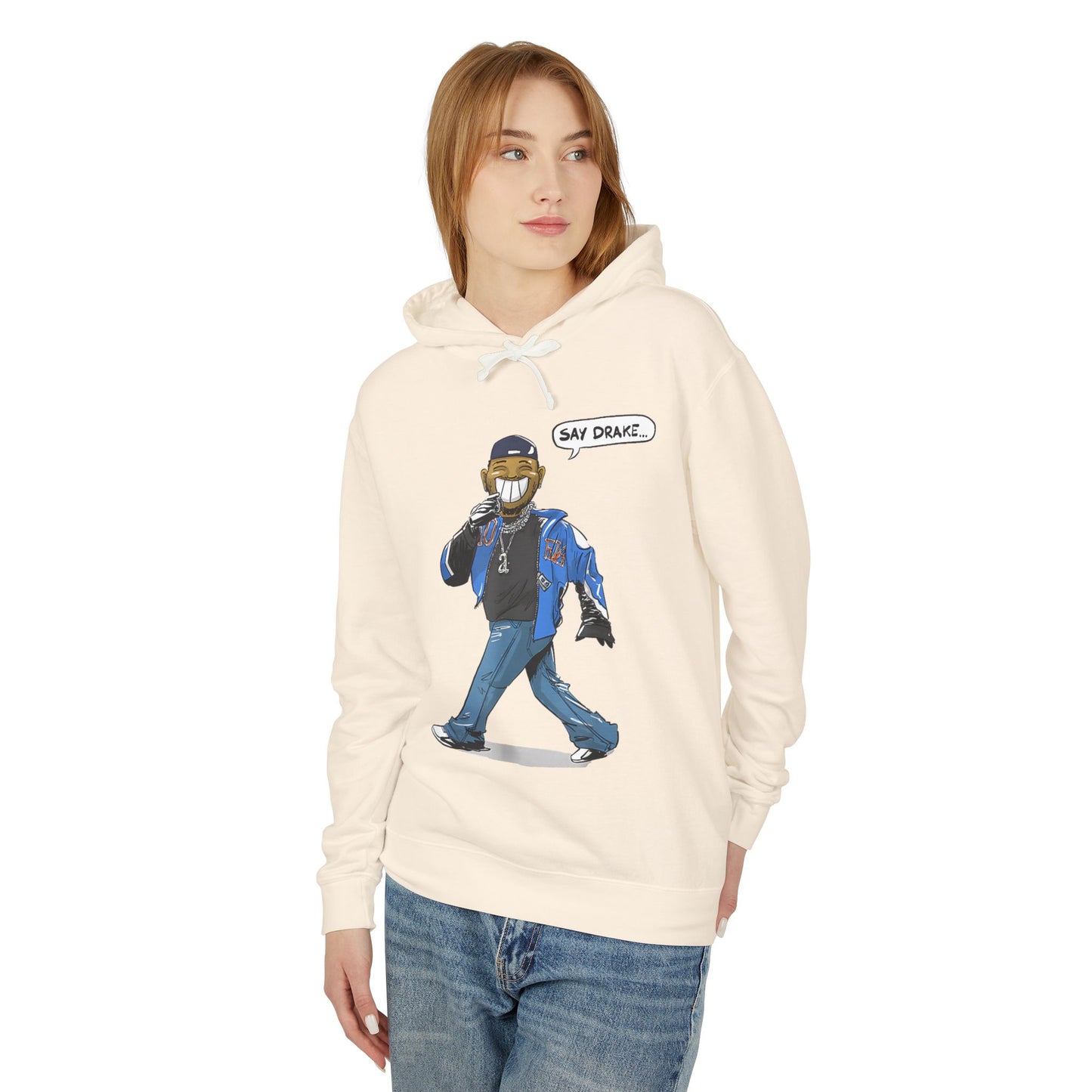 Say Drake Unisex Lightweight Hooded Sweatshirt, Comfy Hoodie for Music Lovers