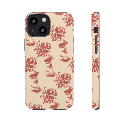 Floral Phone Case – Rose Pattern Tough Mobile Cover & Stylish Tech Accessory