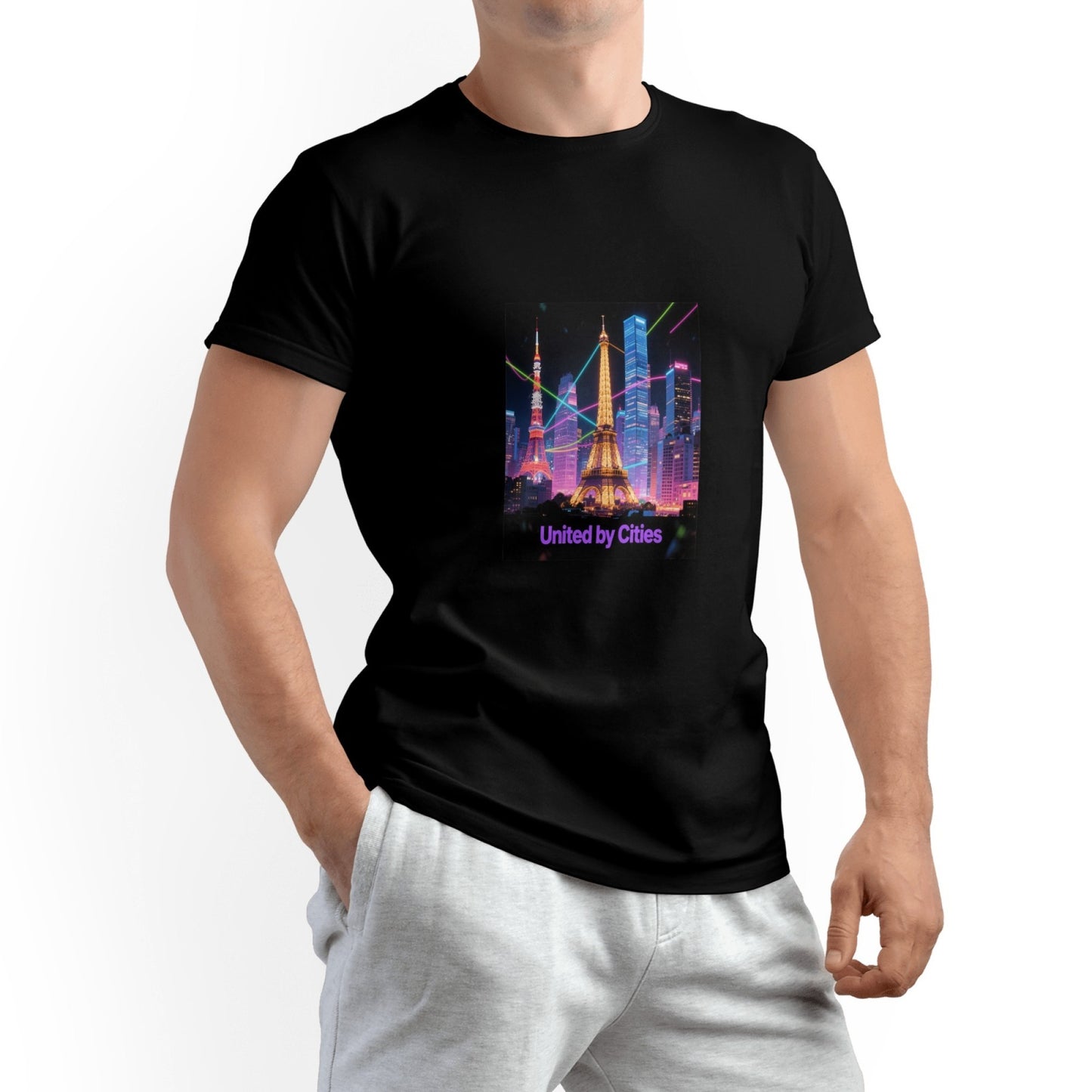 City Skyline Graphic T-Shirt – Men’s Classic Cotton Tee