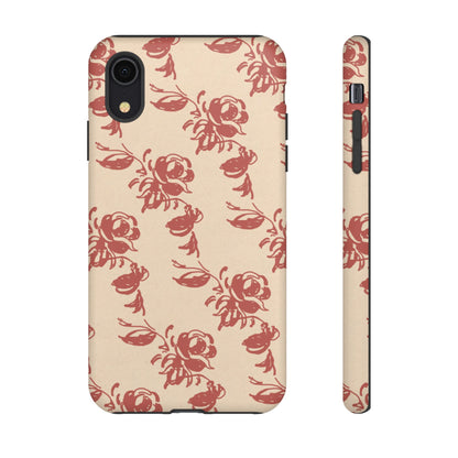 Floral Phone Case – Rose Pattern Tough Mobile Cover & Stylish Tech Accessory
