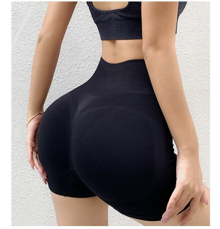 Women's Seamless Butt-Lifting Leggings – High-Waist Yoga Pants & Workout Shorts for Gym Fitness