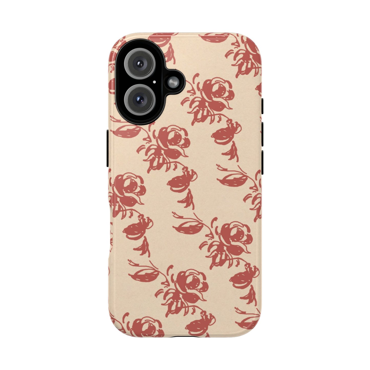 Floral Phone Case – Rose Pattern Tough Mobile Cover & Stylish Tech Accessory