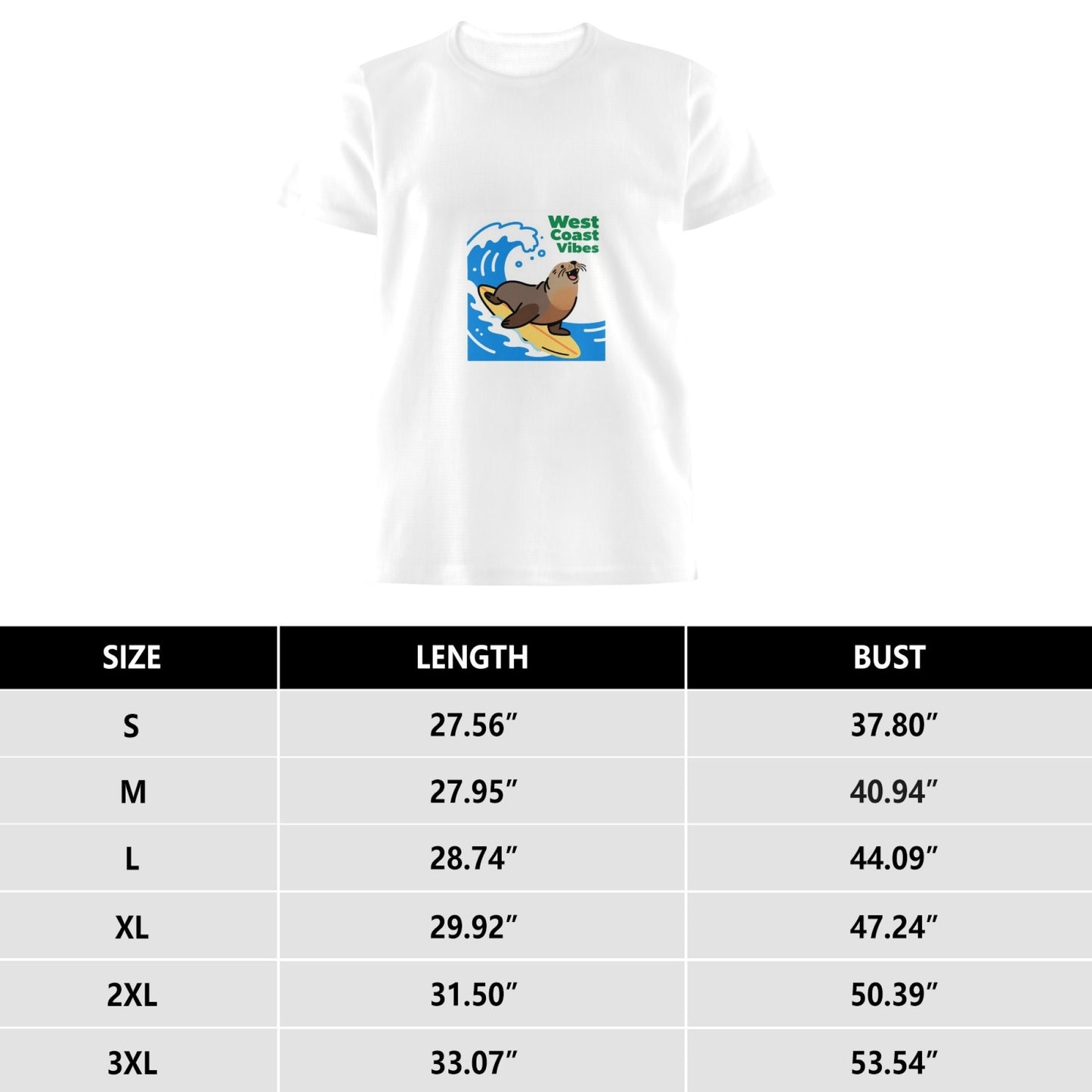 West Coast Graphic Print Cotton T-Shirt – Men’s Classic Fit