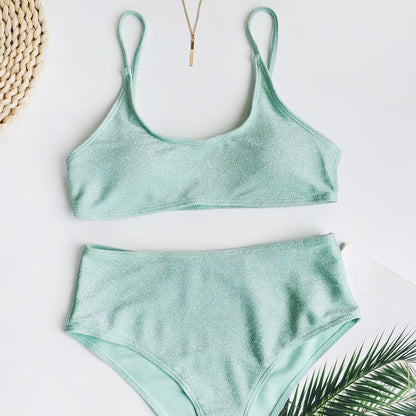 Split Bikini Swimsuit – Sexy Cut-Out Two-Piece for Women