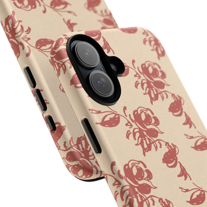 Floral Phone Case – Rose Pattern Tough Mobile Cover & Stylish Tech Accessory