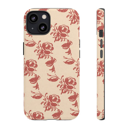 Floral Phone Case – Rose Pattern Tough Mobile Cover & Stylish Tech Accessory