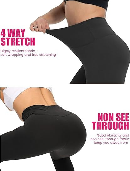 Cropped High-Waisted Leggings – Inkjet Color Print