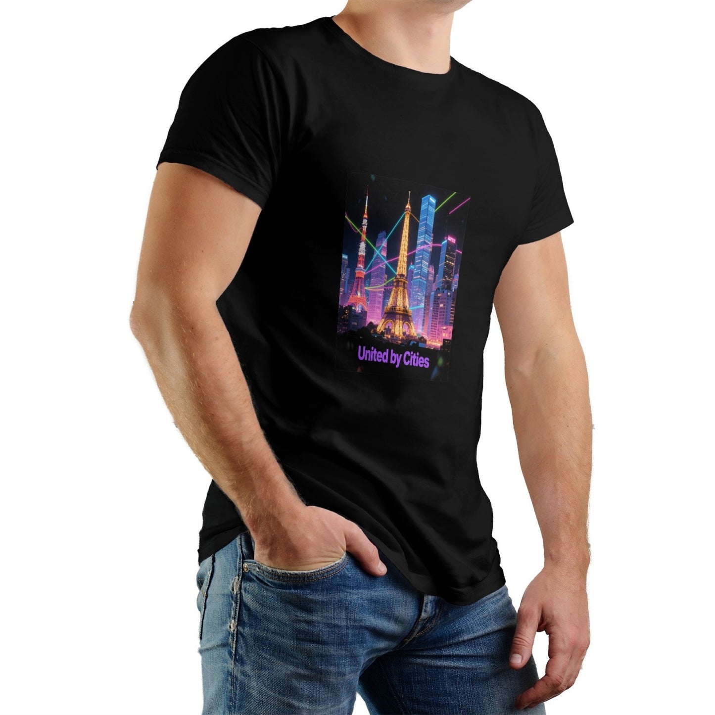 City Skyline Graphic T-Shirt – Men’s Classic Cotton Tee